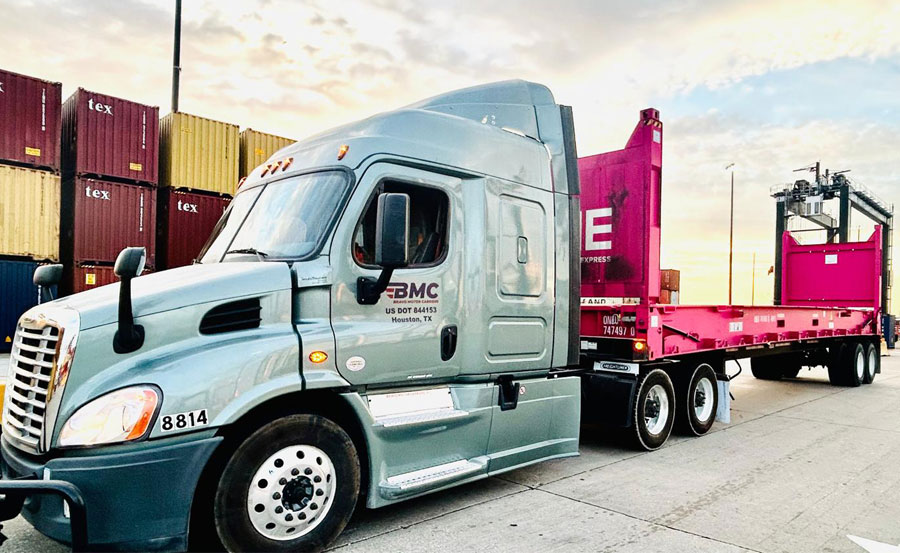 Bravo Motor Carriers for Premier Container Drayage Services Section Image